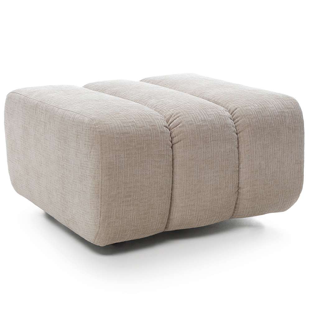 Taburet ZURICH | 77x77 cm | bez úložného prostru | VÝBĚR TKANIN