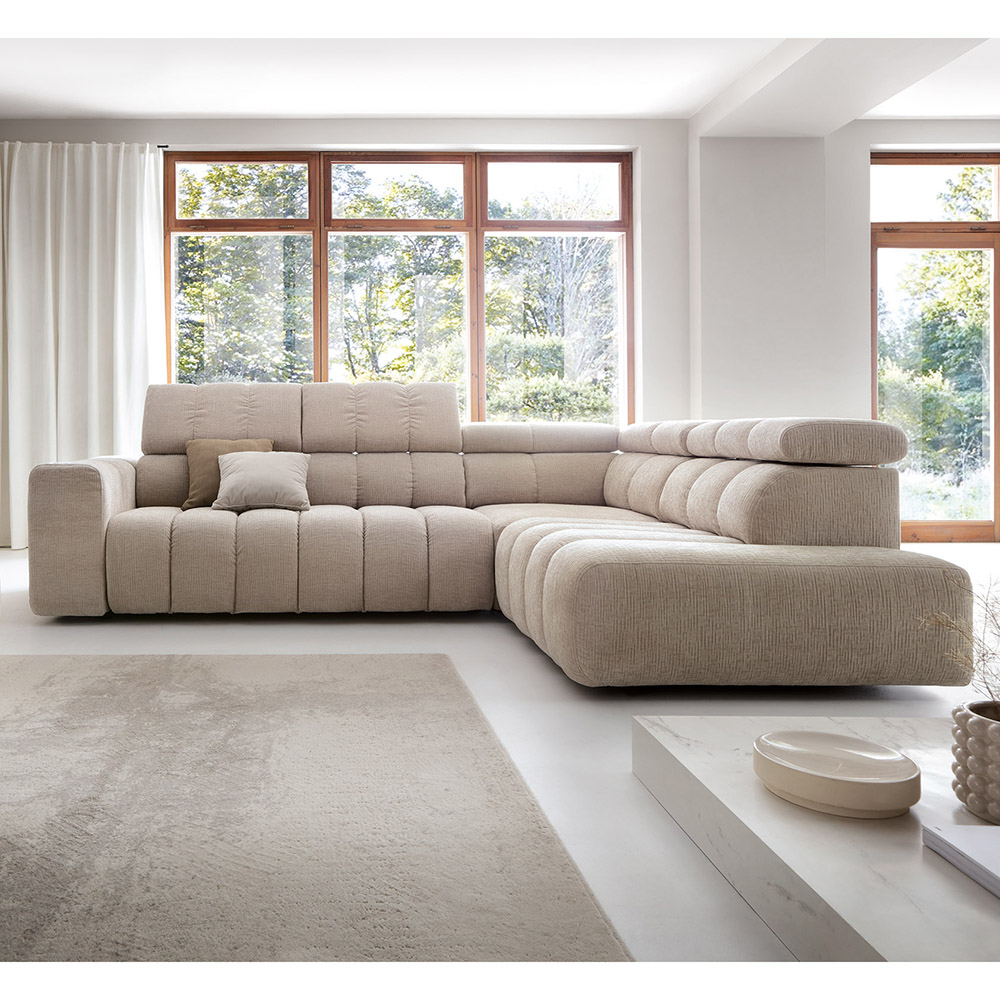 Sedací souprava ZURICH L | 292x219 cm | nerozkládací + bez úložného prostoru | VÝBĚR TKANIN