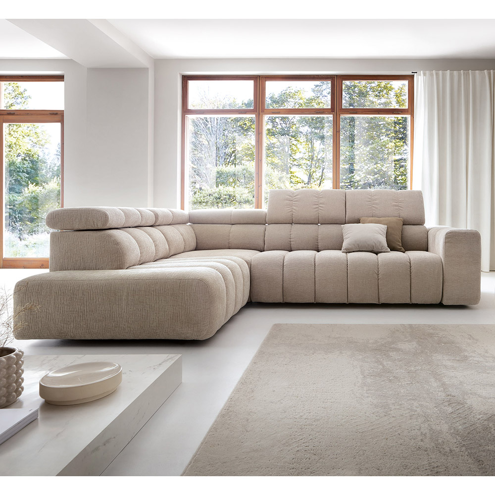 Sedací souprava ZURICH L | 219x292 cm | nerozkládací + bez úložného prostoru | VÝBĚR TKANIN