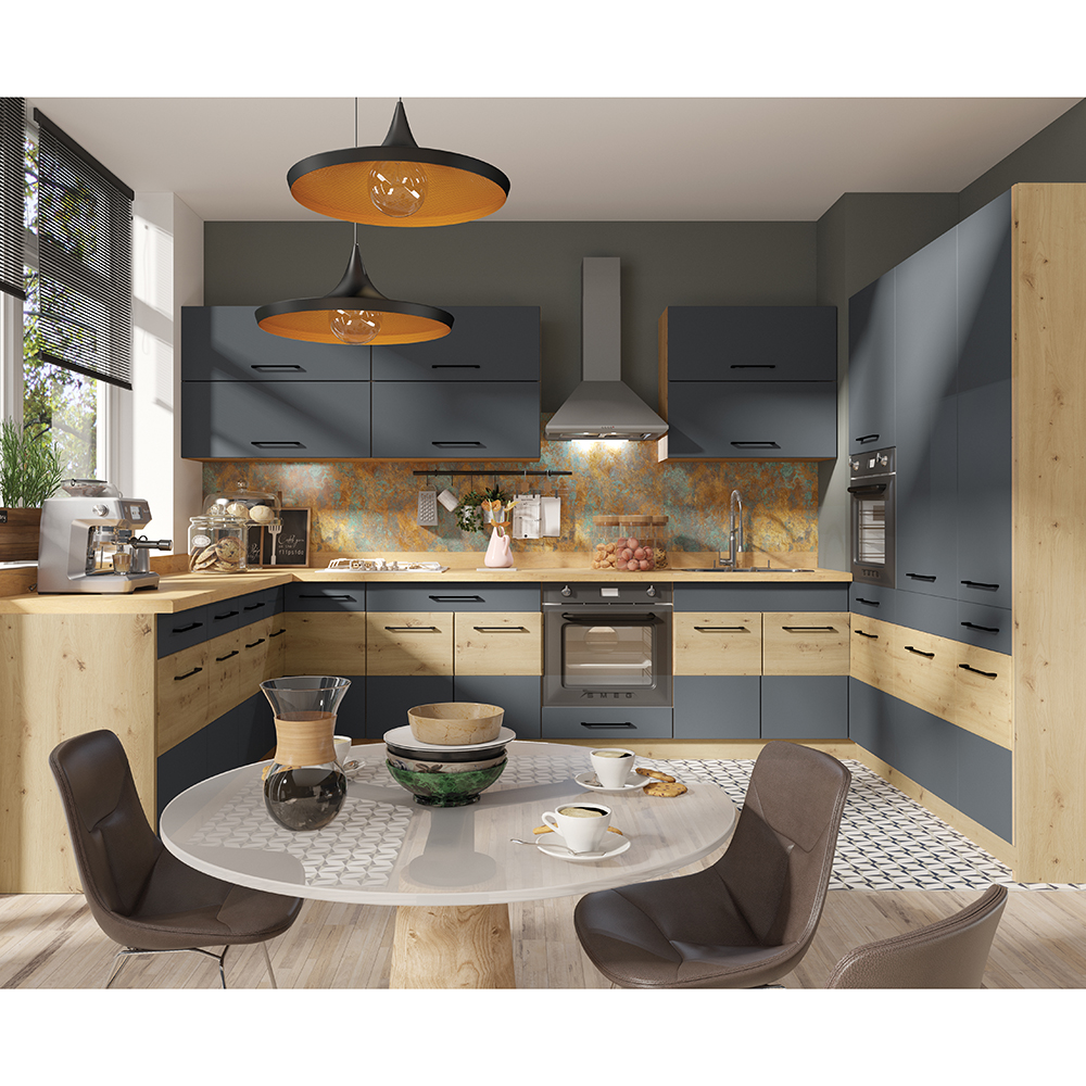 INFINITY s | dolní skříňka 6D | 80 cm | artisan/šedá mat