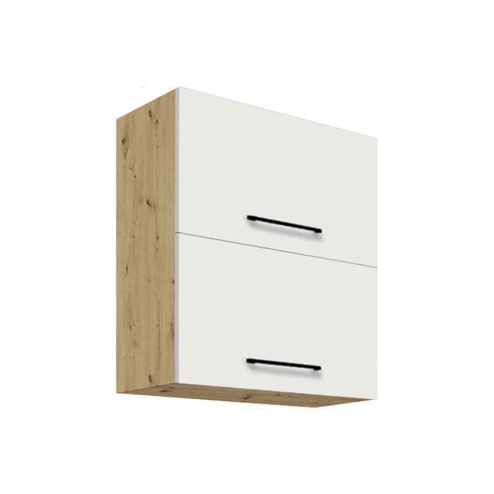 INFINITY b | horní skříňka 47G výklopná | 60 cm | artisan/bílá lesk | VÝBĚR KOVÁNÍ