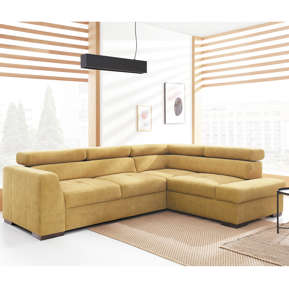 Sedací souprava NEST II | 276x205 cm | rozkládací | VÝBĚR TKANIN a NOŽIČEK