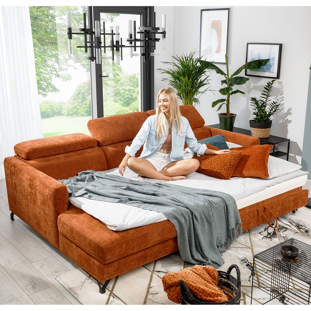 Sedací souprava MAROZZO | 170x245 | rozkládací | VÝBĚR TKANIN a NOŽIČEK