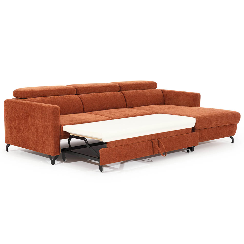 Sedací souprava MAROZZO | 245x170 | rozkládací | VÝBĚR TKANIN a NOŽIČEK