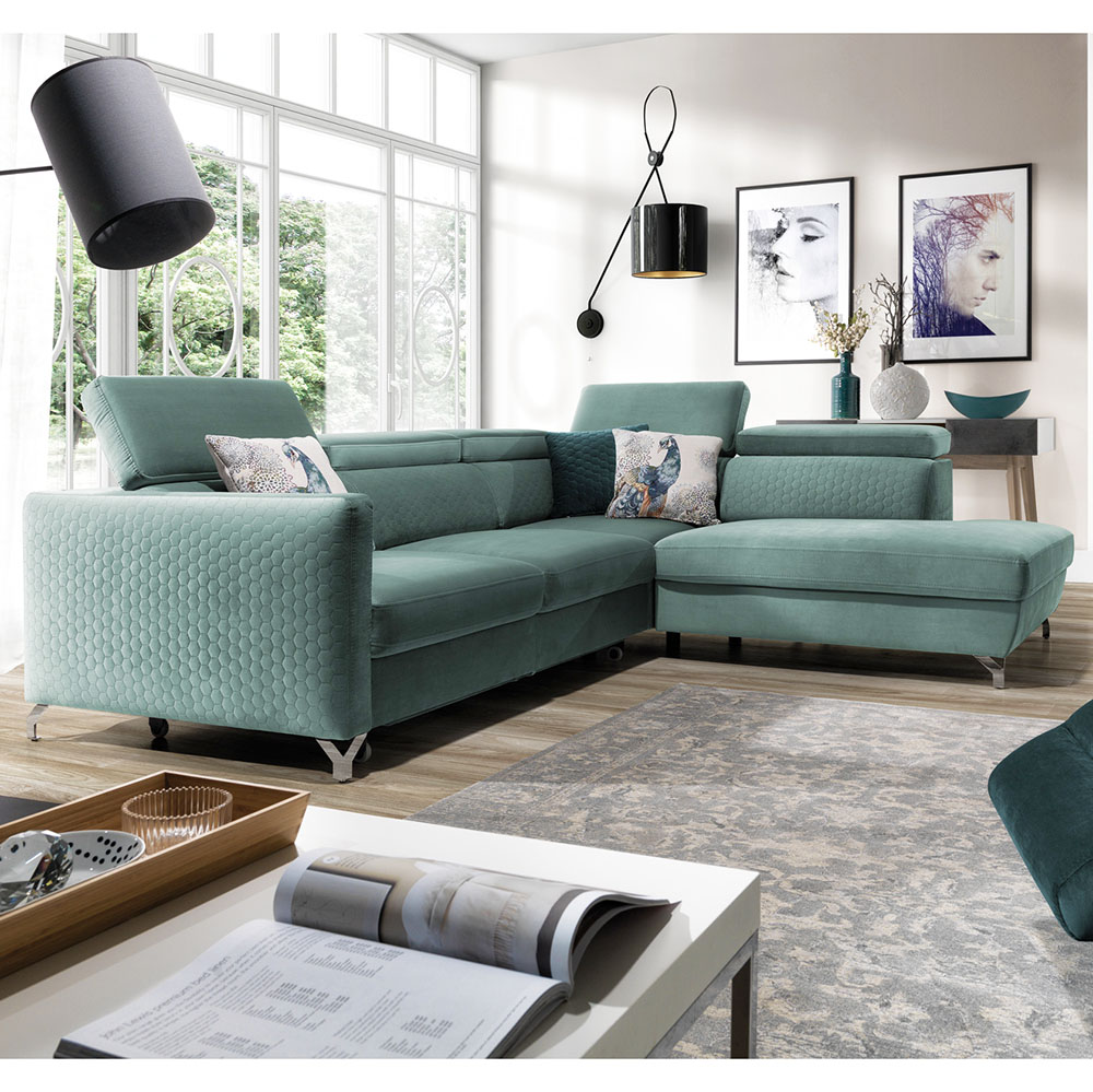 Sedací souprava MAROZZO | 265x220 | rozkládací | VÝBĚR TKANIN a NOŽIČEK