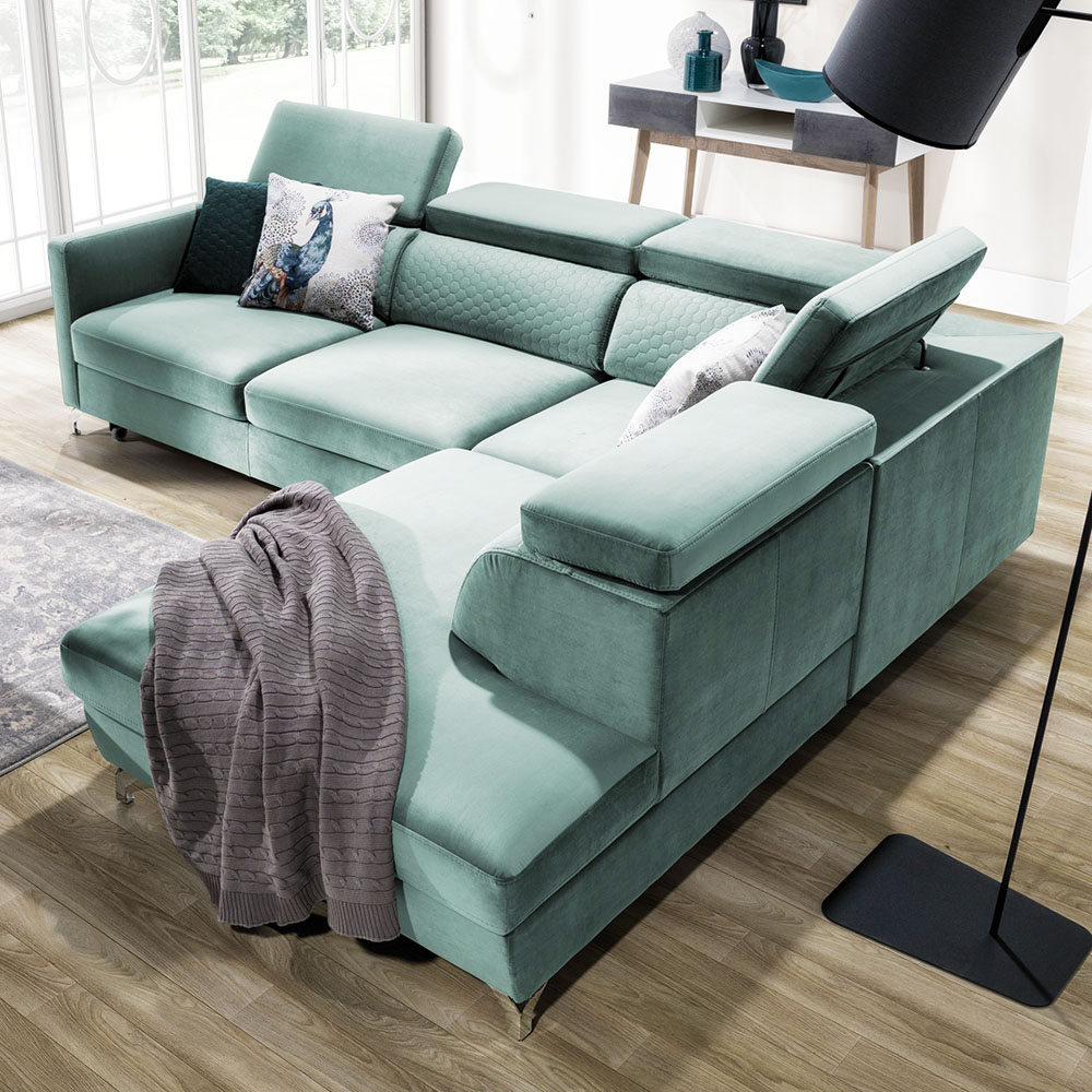 Sedací souprava MAROZZO | 265x220 | rozkládací | VÝBĚR TKANIN a NOŽIČEK