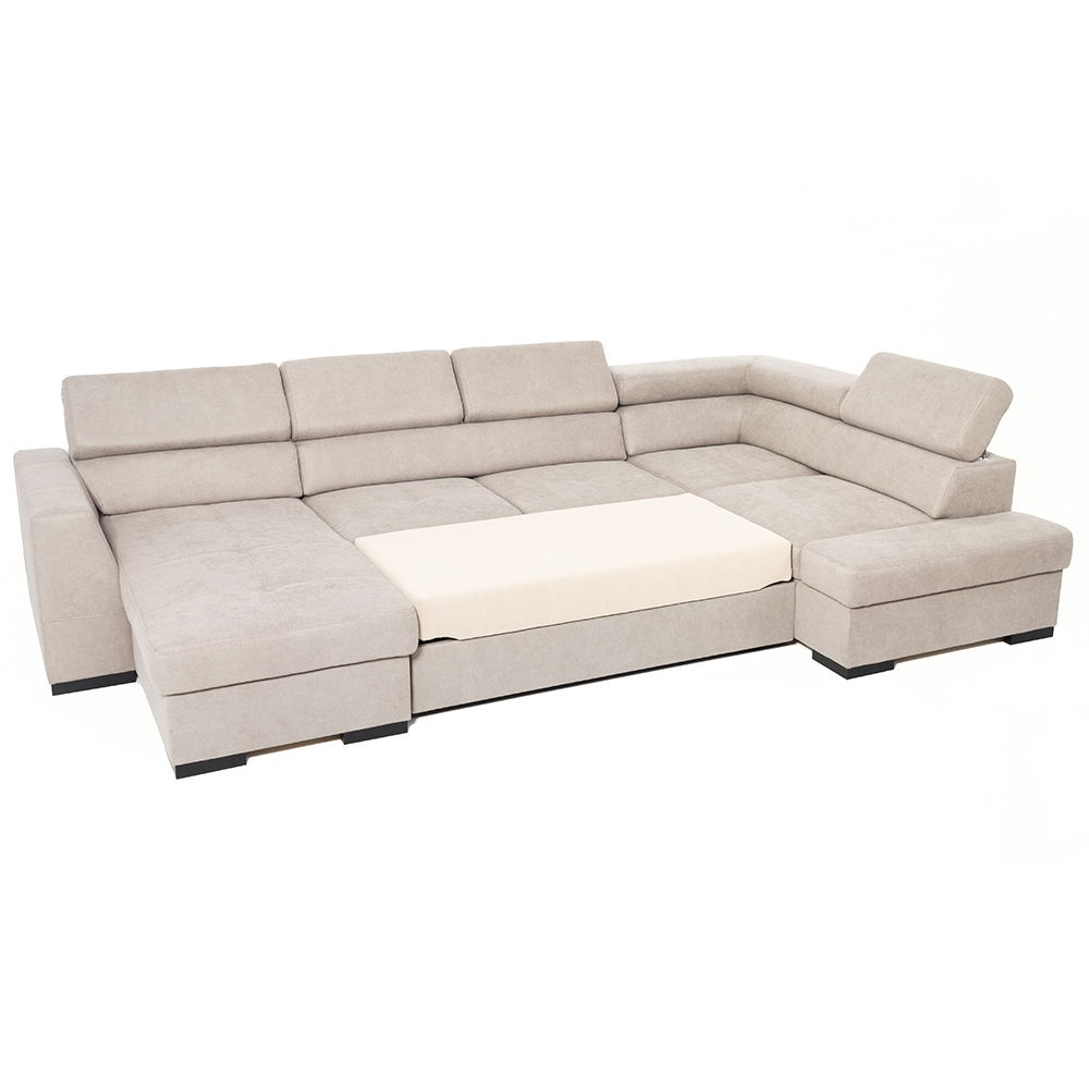 Sedací souprava NEST I | 180x345x205 cm | PRAVÁ | rozkládací | šedá