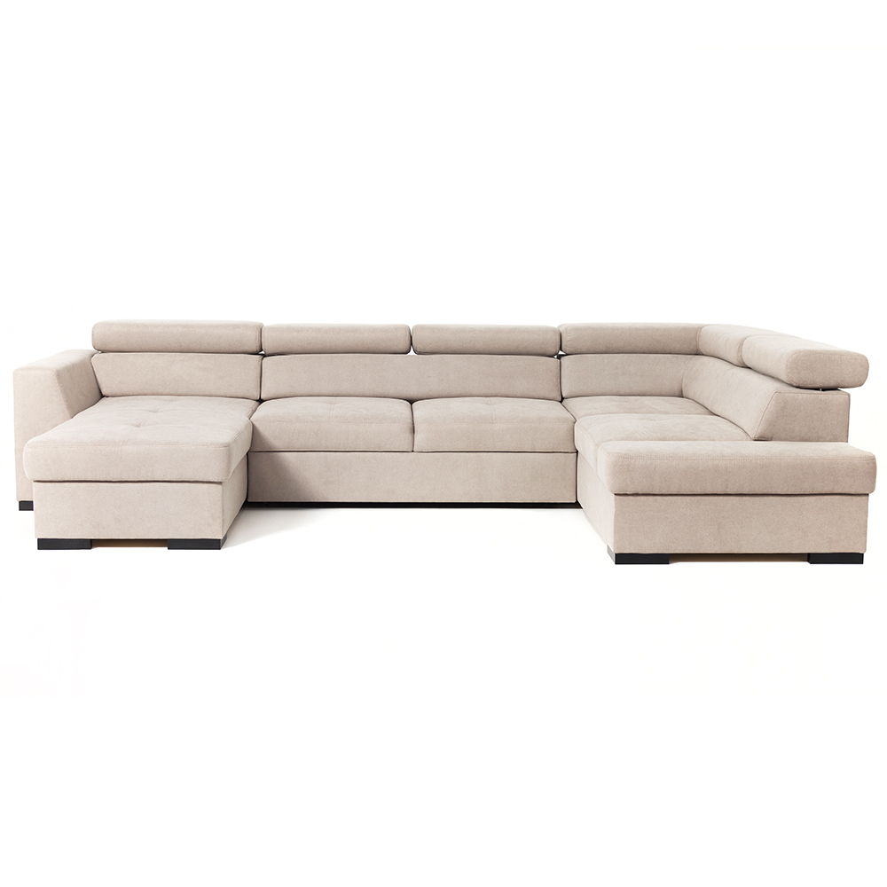 Sedací souprava NEST I | 180x345x205 cm | PRAVÁ | rozkládací | šedá