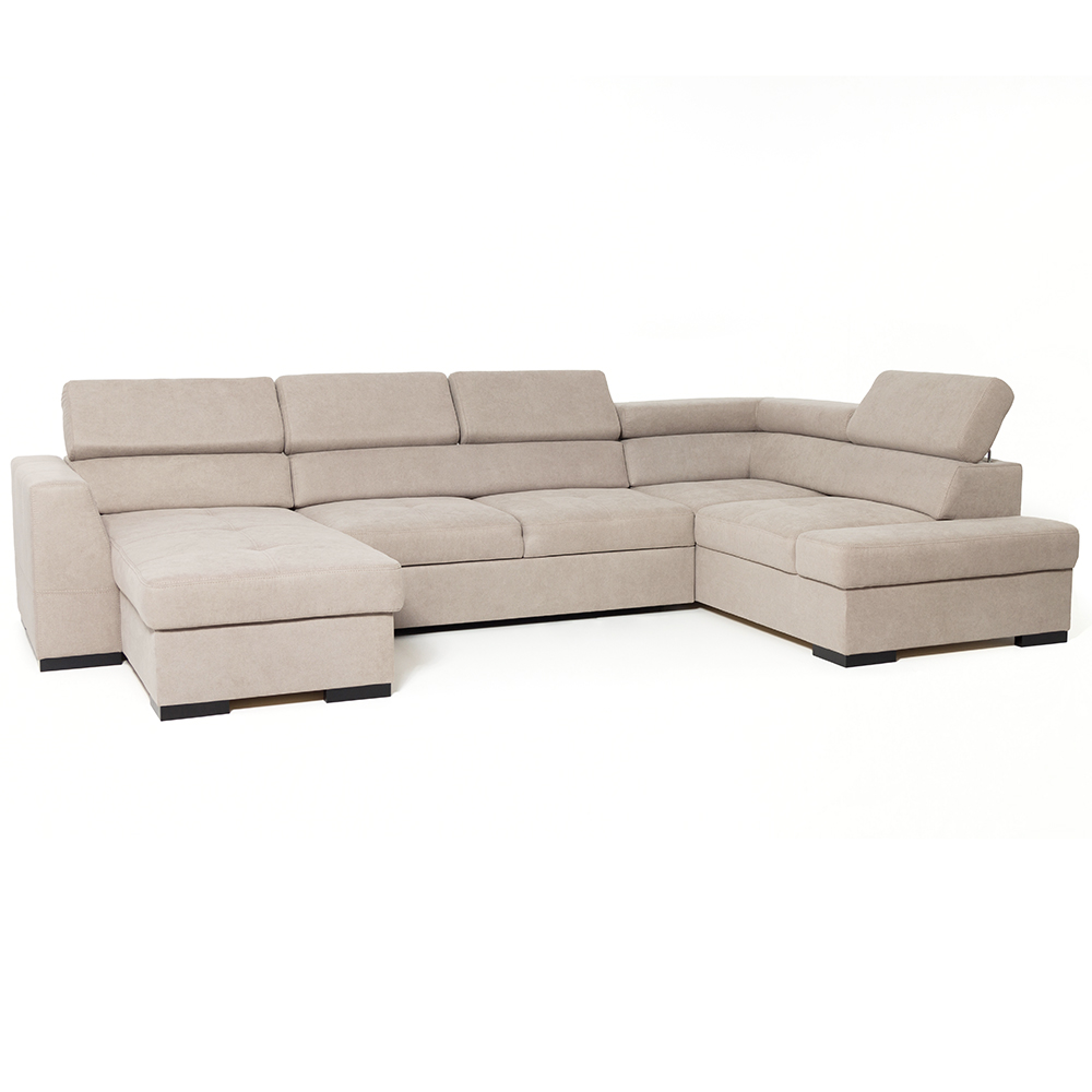 Sedací souprava NEST I | 180x345x205 cm | PRAVÁ | rozkládací | šedá