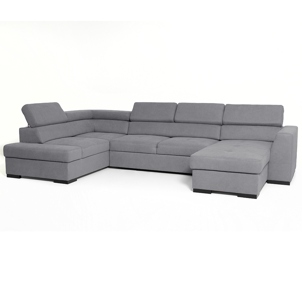 Sedací souprava NEST I | 205x345x180 cm | LEVÁ | rozkládací | šedá | POSLEDNÍ KUS