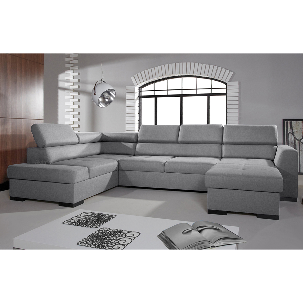 Sedací souprava NEST I | 205x345x180 cm | LEVÁ | rozkládací | šedá | POSLEDNÍ KUS