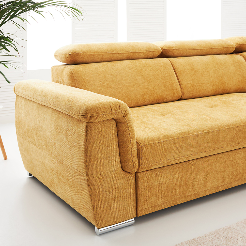 Sedací souprava UMBRIA I | 207x348x177 | levá | žlutá