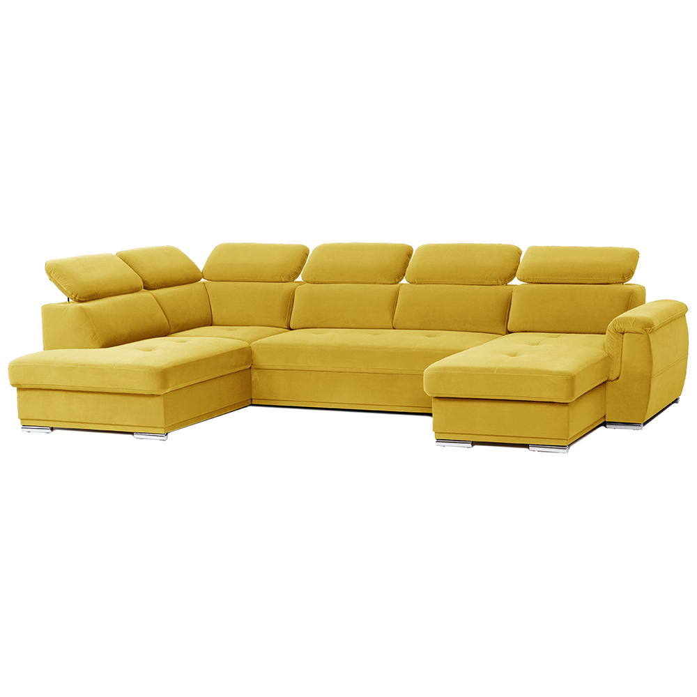 Sedací souprava UMBRIA I | 207x348x177 | levá | žlutá