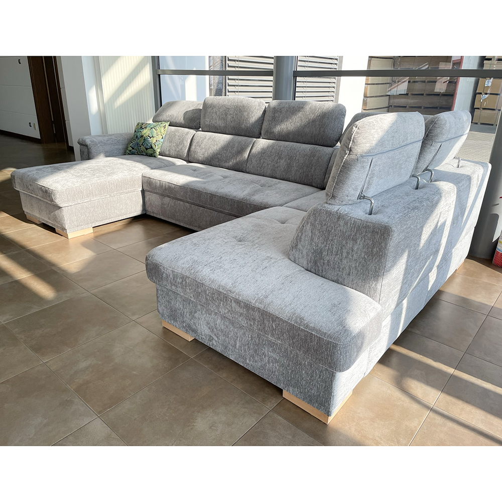 Sedací souprava UMBRIA I | 177x348x207 | pravá | tmavě zelená | POSLEDNÍ KUS