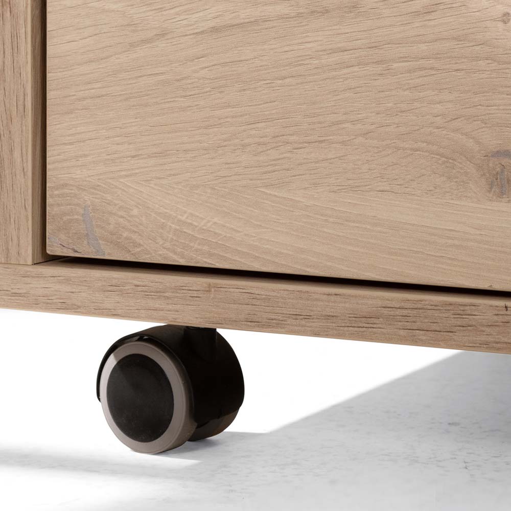 ALLMO | TV stolek AL05 | 125 cm | dub estana/antracit