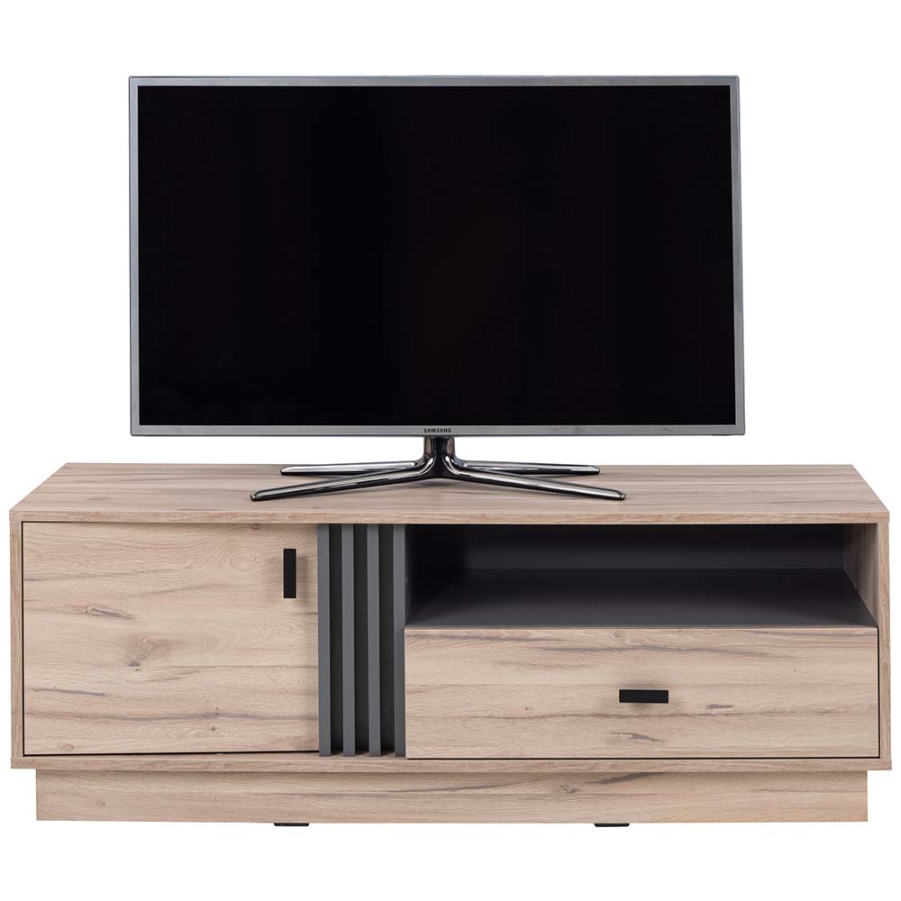 ALLMO | TV stolek AL05 | 125 cm | dub estana/antracit