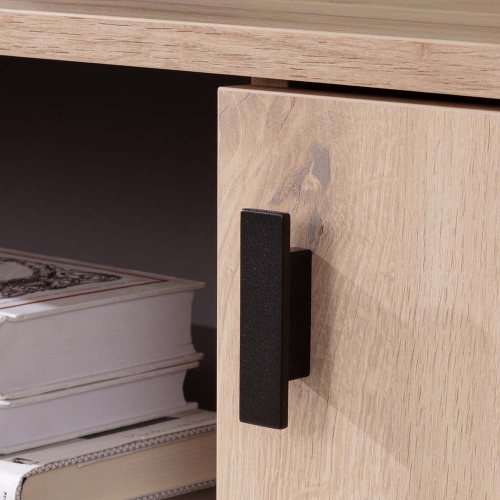 ALLMO | noční stolek AL10 na kolečkách | 40 cm | dub estana/antracit