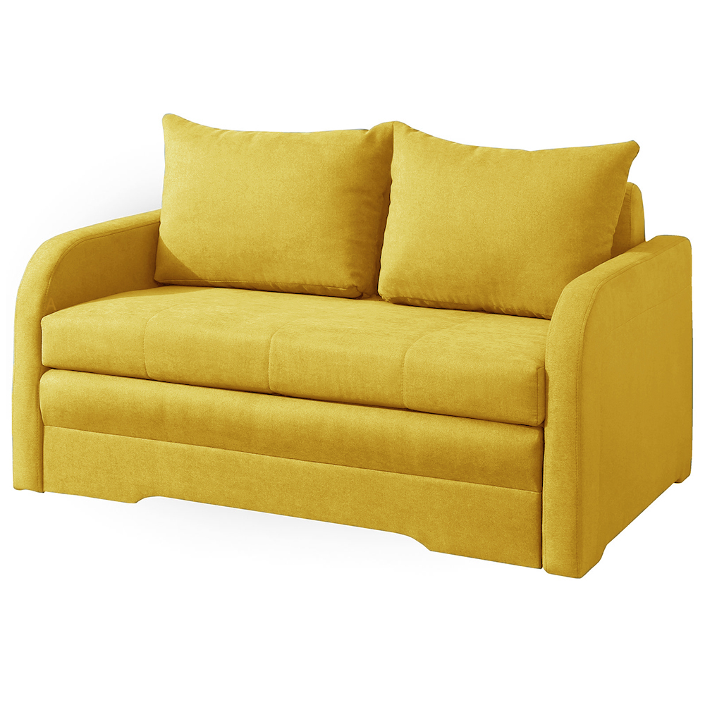 Pohovka Iwo | 136 cm | rozkládací | AKČNÍ CENA | žlutá