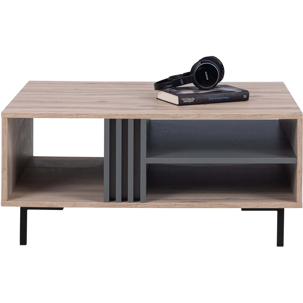 Obývací stěna ALLMO | sestava E | 6 dílů | AKČNÍ CENA | dub estana/antracit