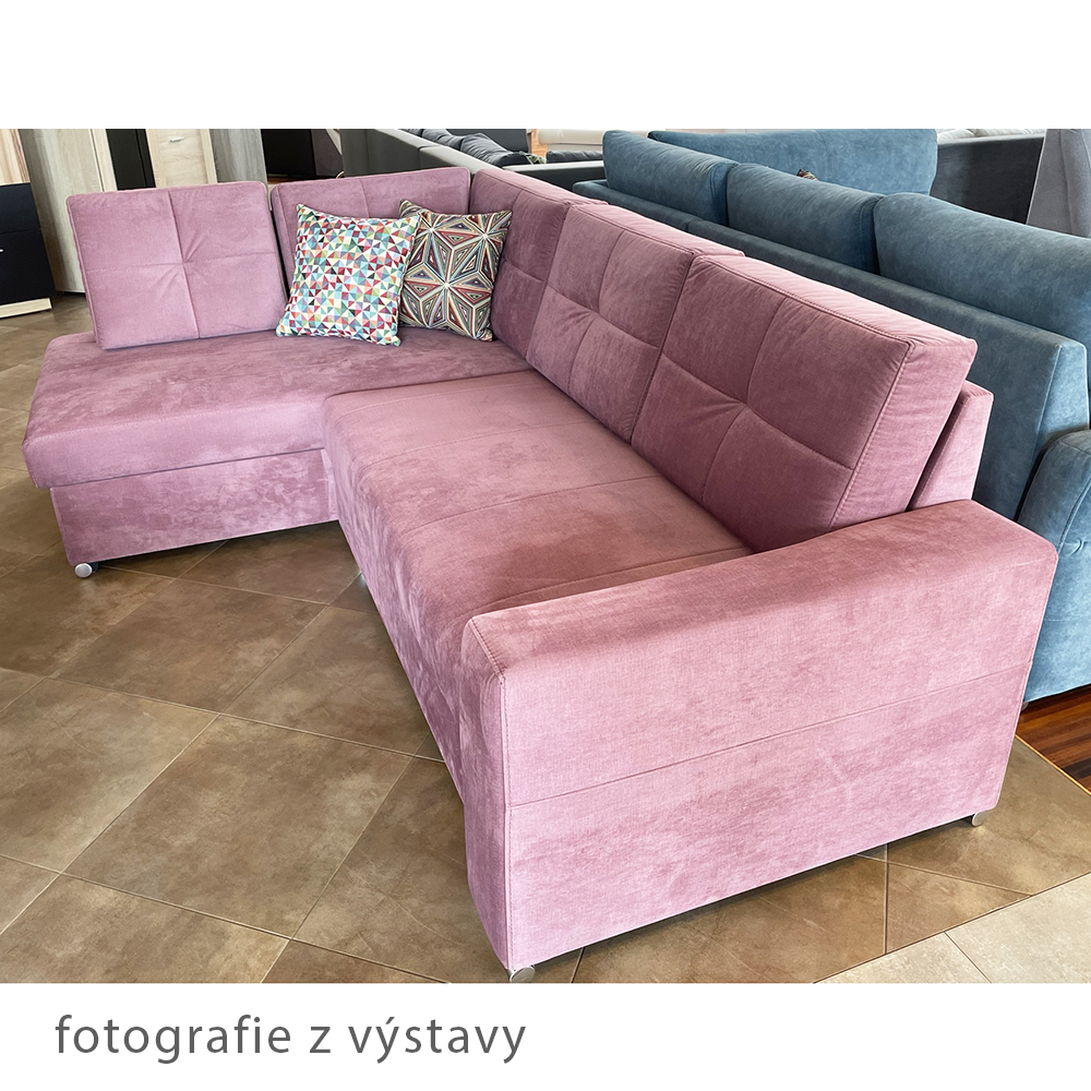 Sedací souprava STILO | 162x245 | každodenní spaní | VÝBĚR TKANIN