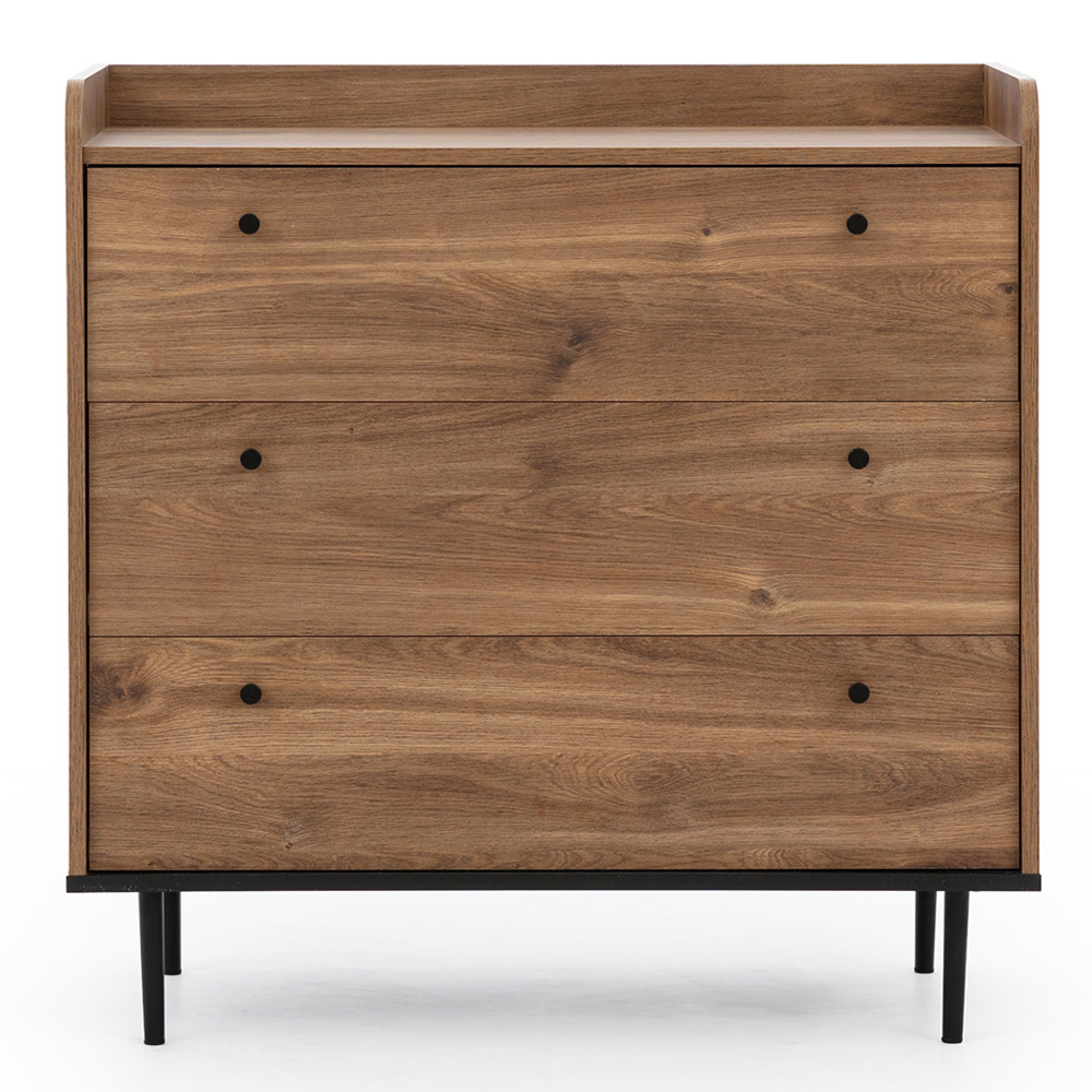 VASINA | komoda K3SZ | VS-02 | 90 cm | dub brandy castello