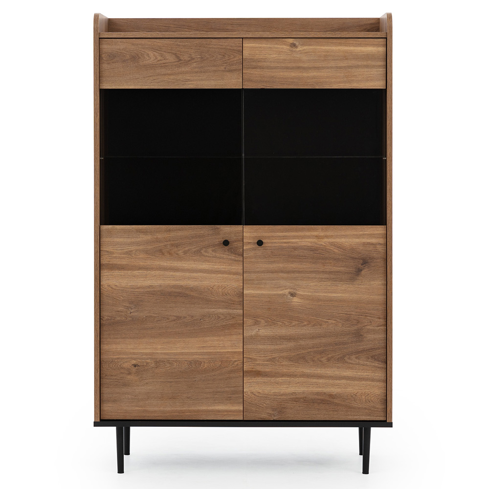 VASINA | vitrína WIT90 | VS-10 | 90 cm | dub brandy castello