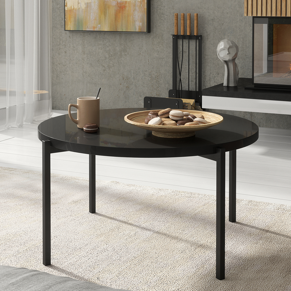 SAGMA | konferenční stolek A | SM-01 | 84,2 cm | černá lesk