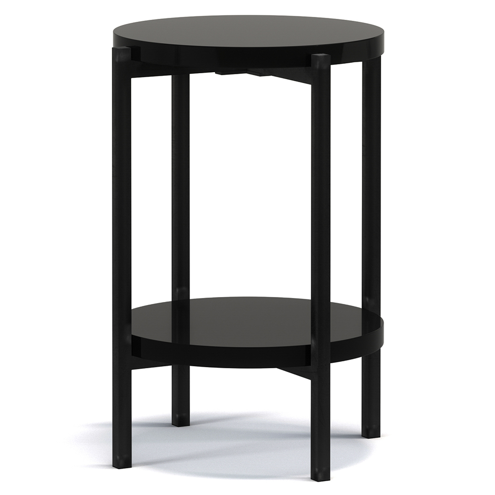 SAGMA | konferenční stolek D | SM-04 | 44,2 cm | černá lesk