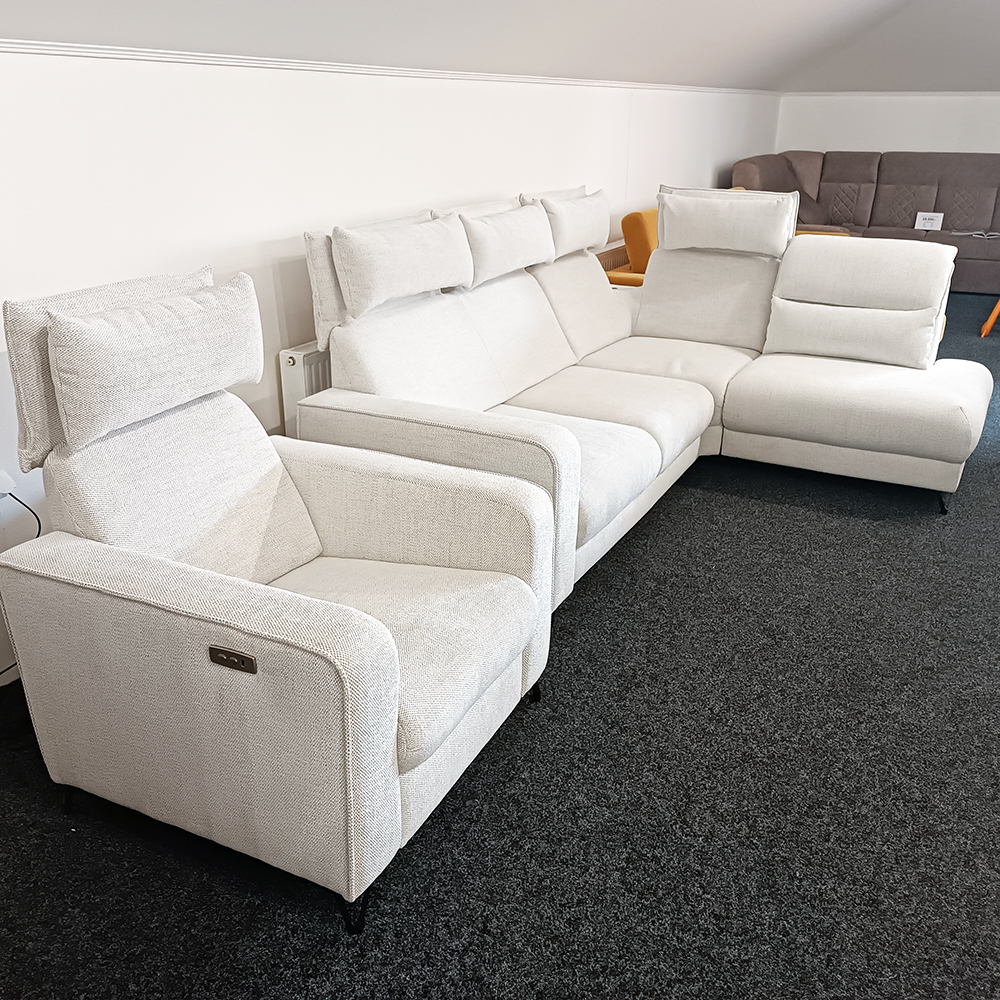 Křeslo POPUS | 94 cm | EXTRA KVALITA | polohovatelný záhlavník | VÝBĚR TKANIN