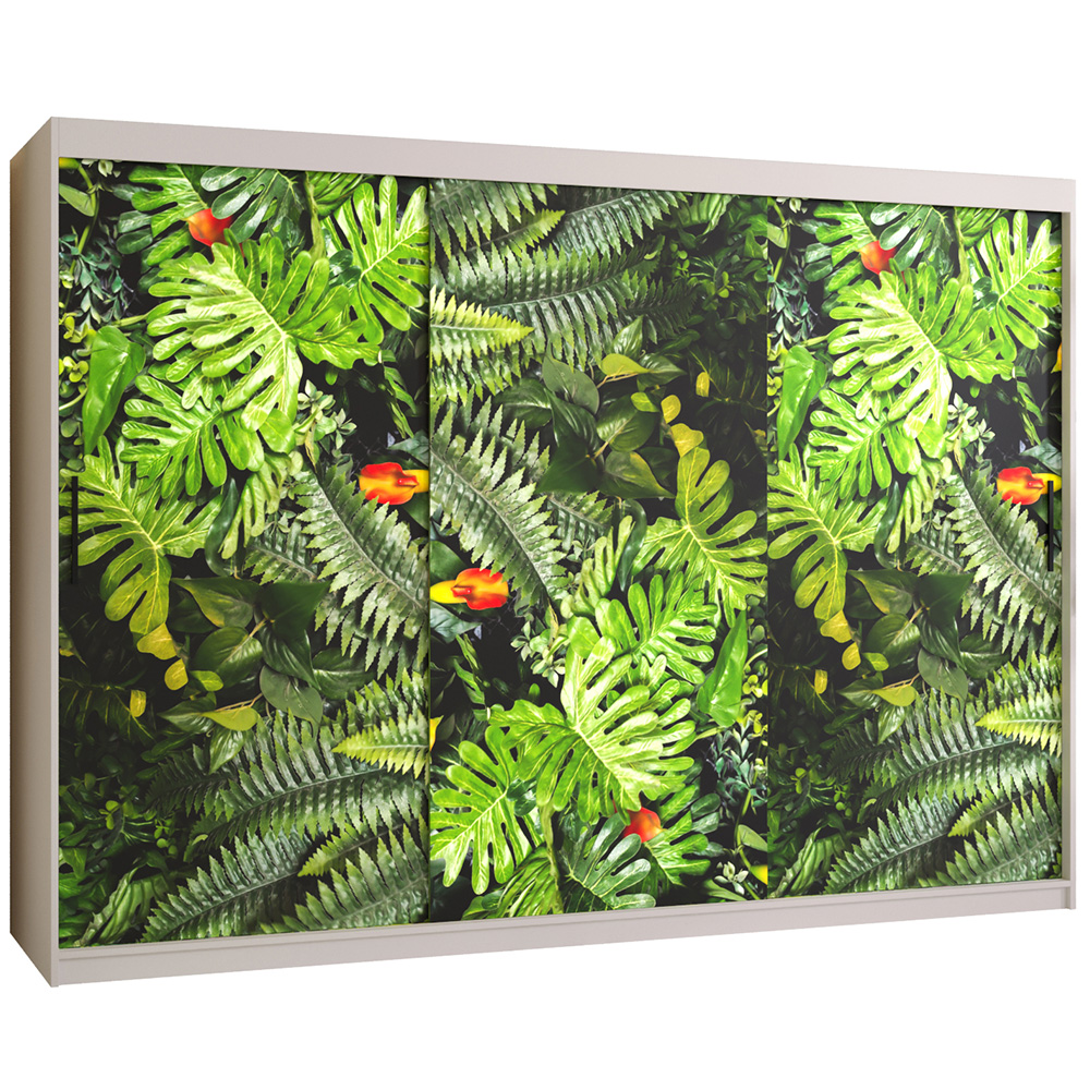 Šatní skříň Paproč 1 | 250 cm | bílá