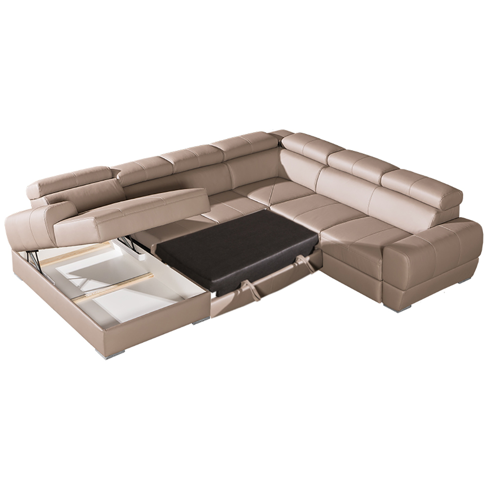 Sedací souprava VENTO U | 167x322x255 | VÝBĚR TKANIN | s úložným prostorem a rozkladem