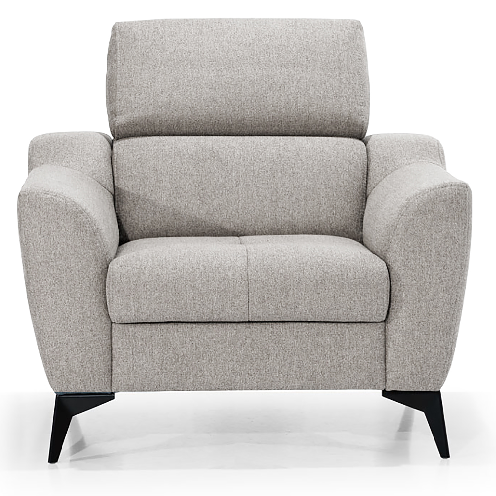 Křeslo PESCARA | 100 cm | polohovatelný záhlavník | VÝBĚR TKANIN a NOŽIČEK