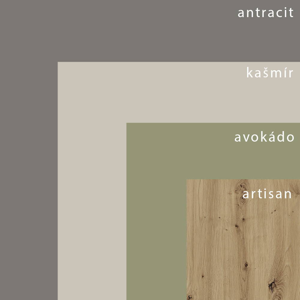 MELO | regál ME3 | 26,6 cm | artisan