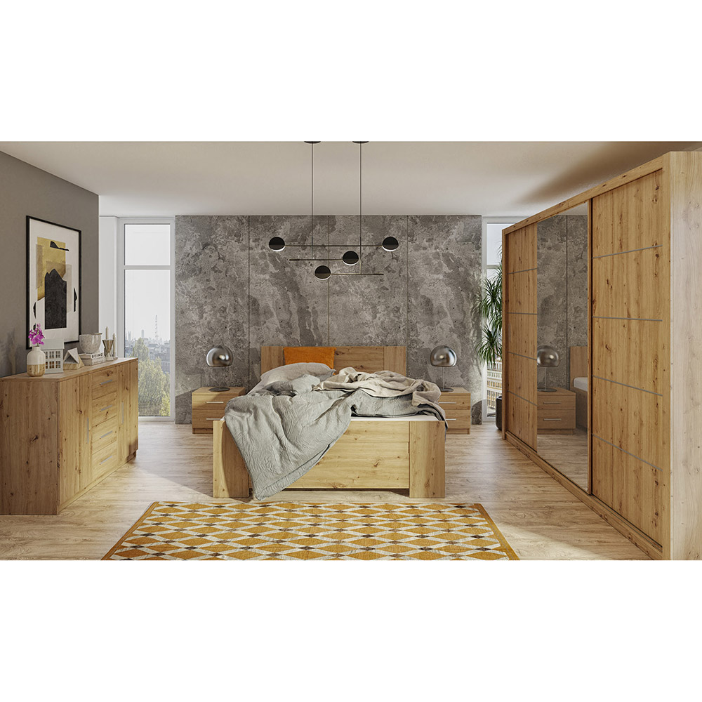 BONO a | šatní skříň | 200 cm | bez zrcadla | artisan