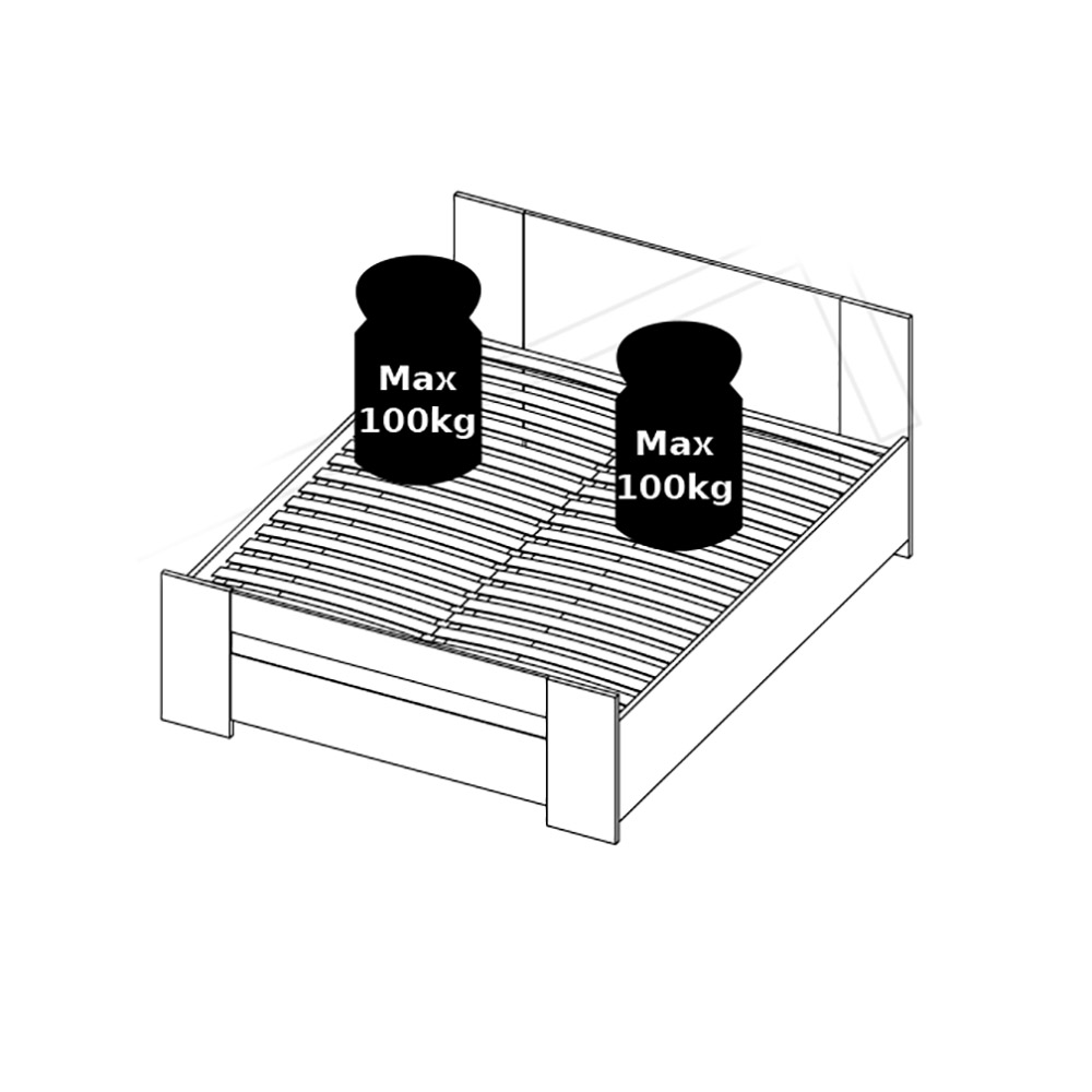 Ložnice BONO z | sestava B | 5 dílů | dub zlatý