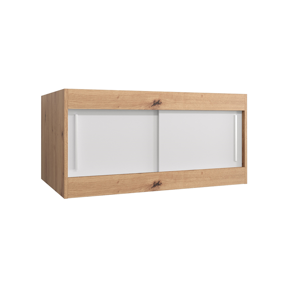 Nástavec ABIKS | 100x40x62 cm | artisan/bílá | pro posuvné skříně