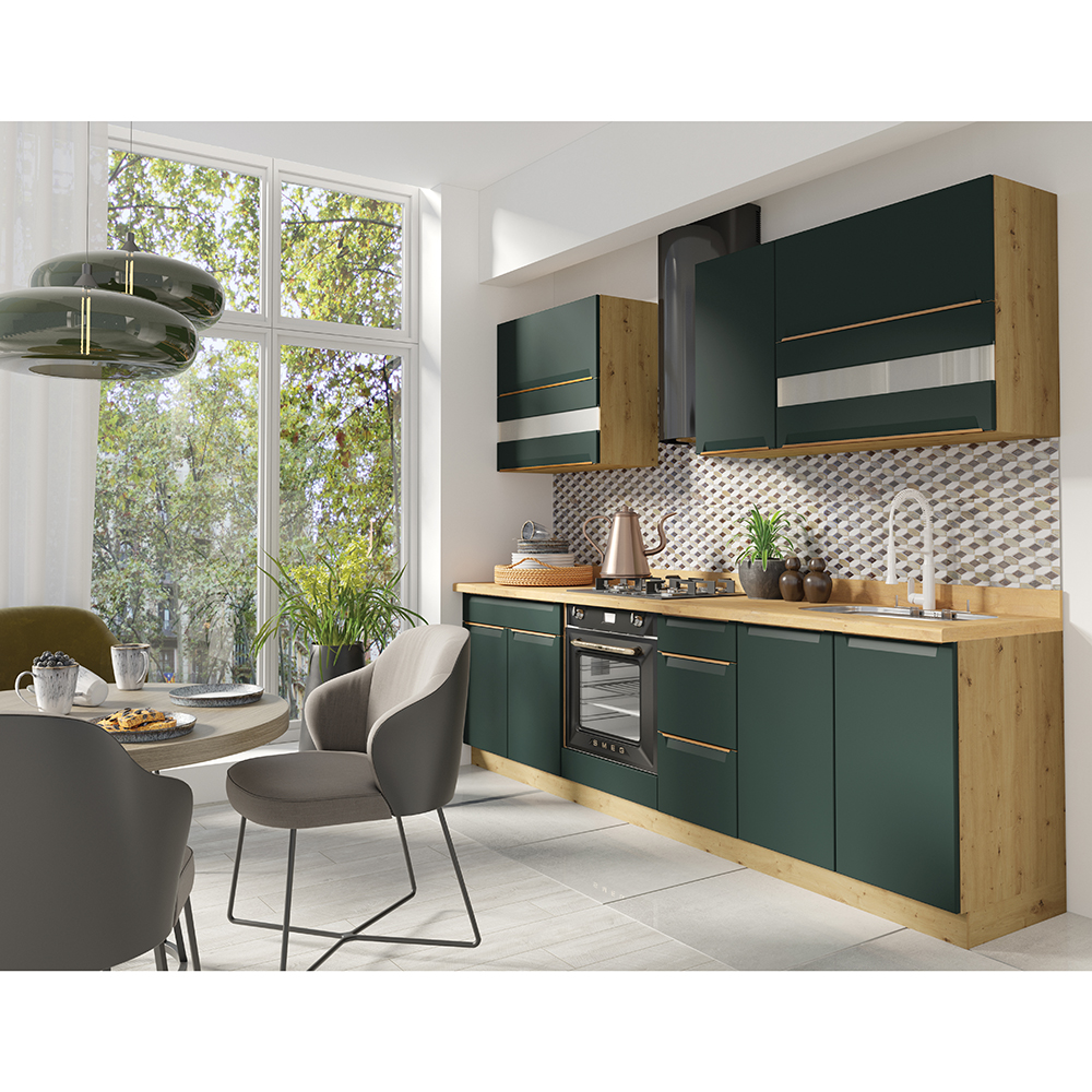 GLAMOUR z | horní skříňka výklopná GLA-48G | 80 cm | zelená mat