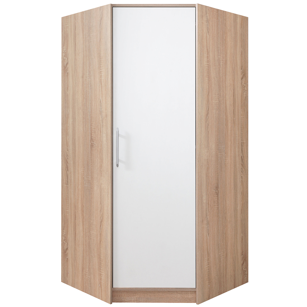 SMART sb | sestava šatních skříní | 195x295 cm | sonoma/bílá