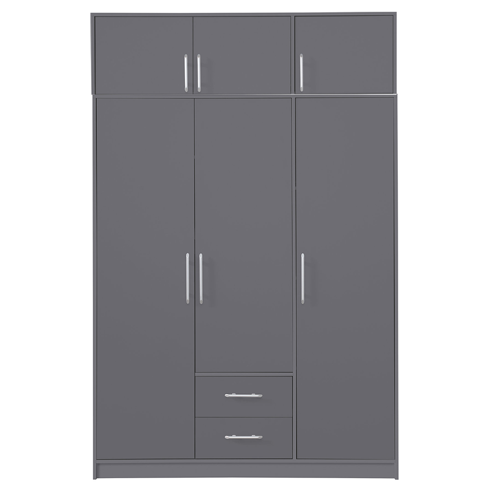 SMART a | šatní skříň SR2 + nástavec SRN2 | 150 cm | antracit