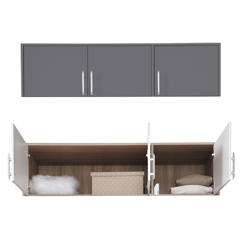 SMART a | šatní skříň SR2 + nástavec SRN2 | 150 cm | antracit