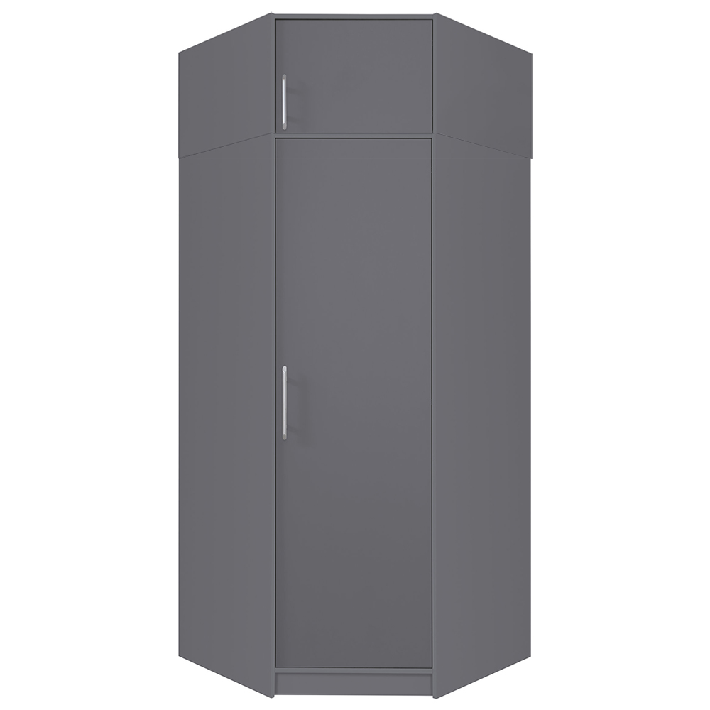 SMART a | sestava šatních skříní | 200 cm + 195x245 cm | antracit