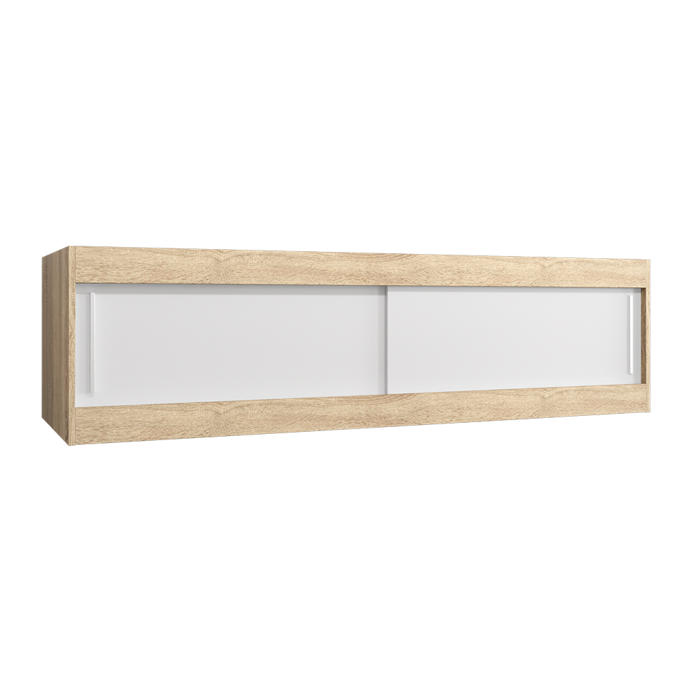 Nástavec ABIKS | 180x40x62 cm | sonoma/bílá | pro posuvné skříně