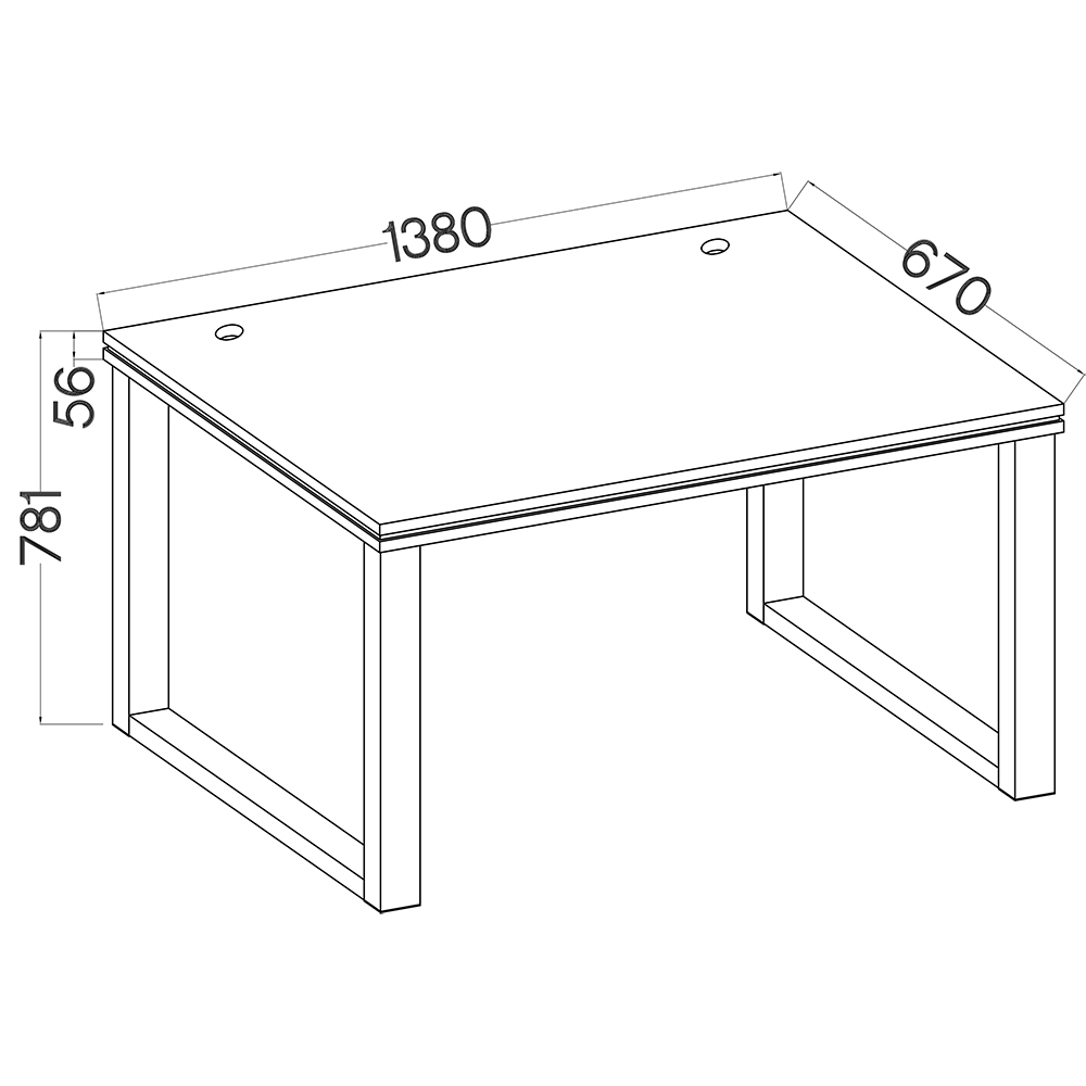 Pracovna MELTA | sestava A | 6 dílů | artisan