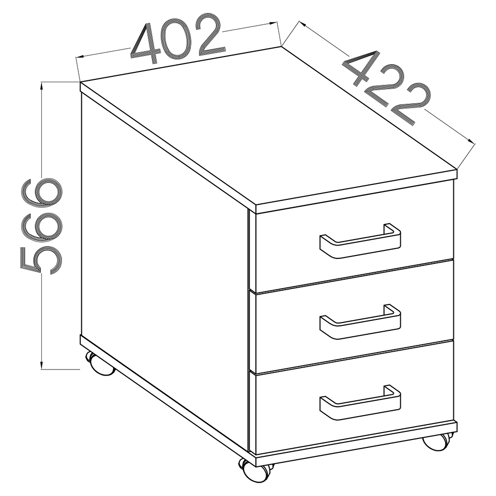 Pracovna MELTA | sestava B | 8 dílů | artisan