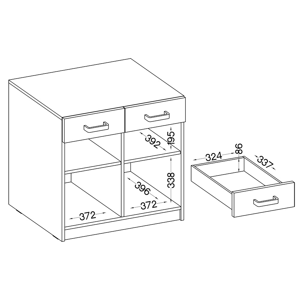 Pracovna MELTA | sestava B | 8 dílů | artisan