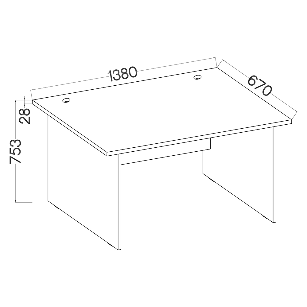 Pracovna MELTA | sestava B | 8 dílů | artisan
