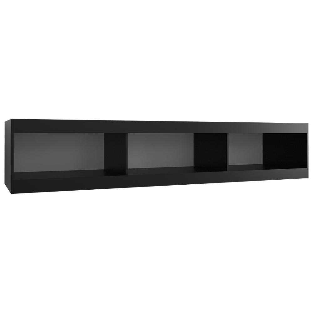 Nástavec ABIKS | 250x40x62 cm | černá/bílá | pro posuvné skříně