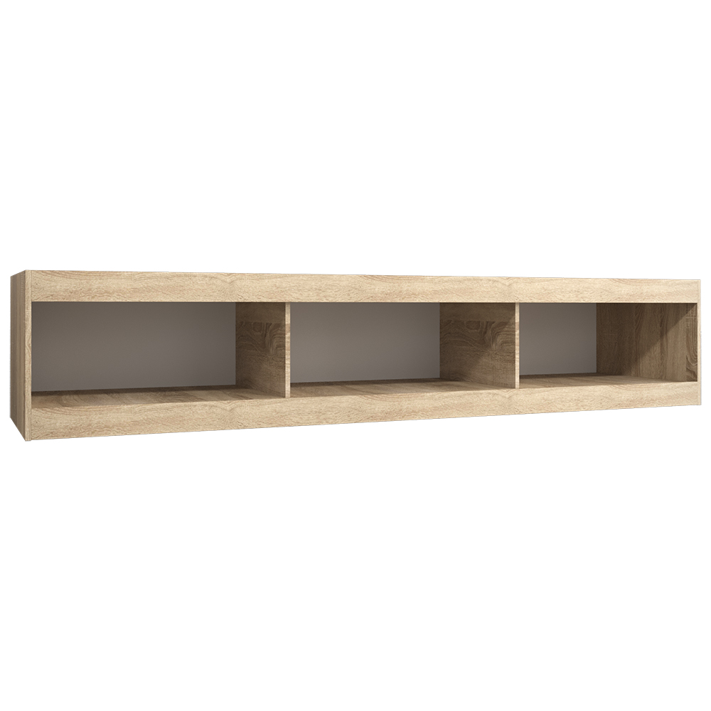 Nástavec ABIKS | 250x40x62 cm | sonoma/černá | pro posuvné skříně