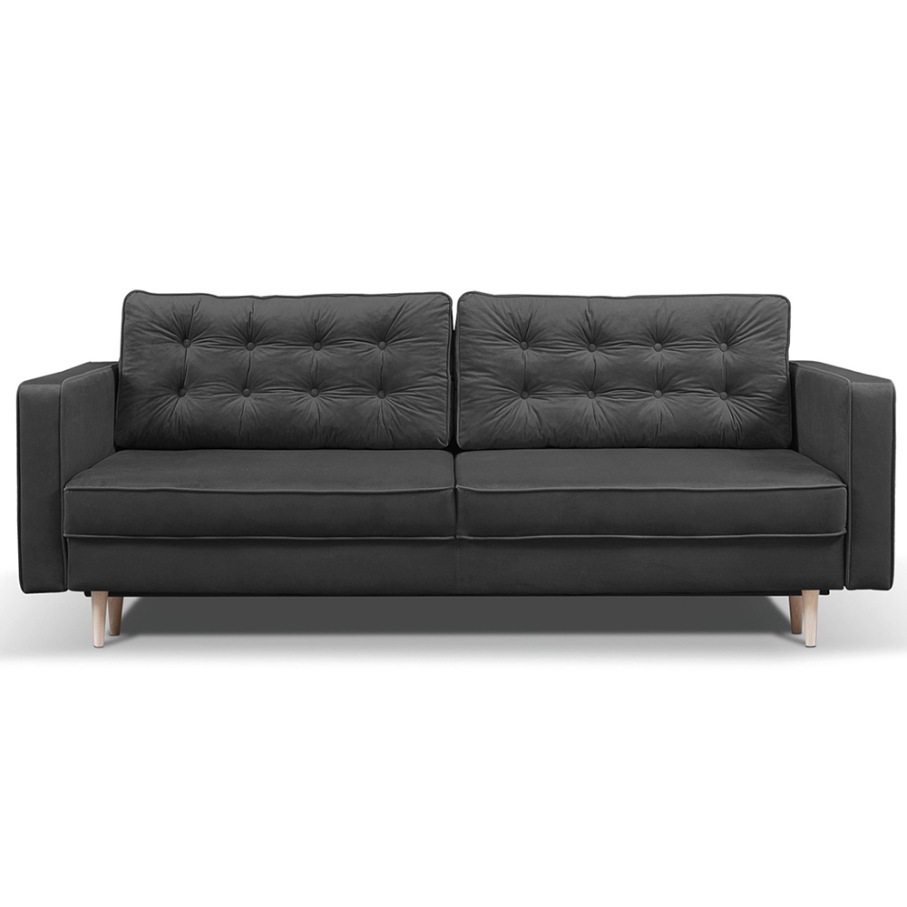 Pohovka TIVOLI | 224 cm | rozkládací + úložný prostor | VÝBĚR TKANIN a NOŽIČEK