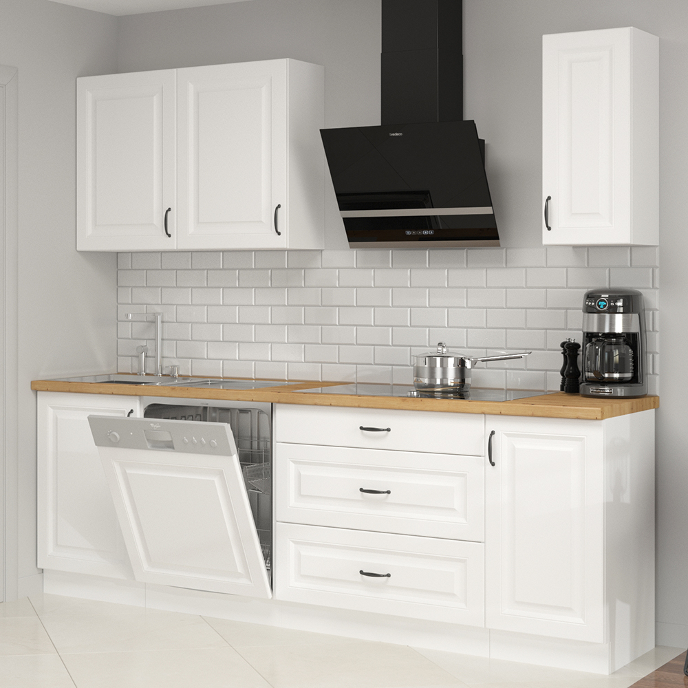 STILO bb | dvířka na vestavnou myčku ZM 57x59,6 | bílá mat